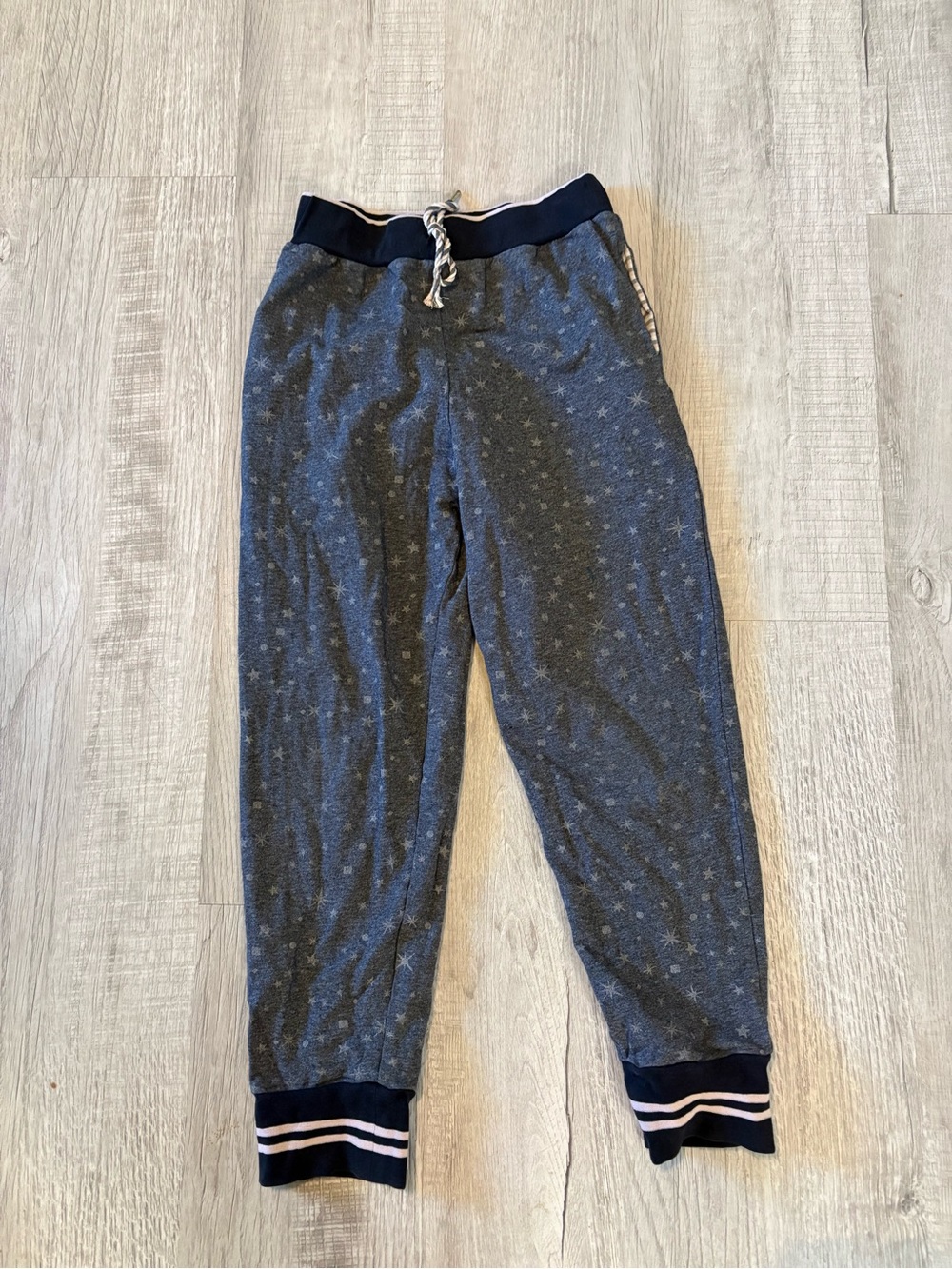 Matilda Jane Kids Rani Star-Print Jogger Sweatpants with Drawstring - Size 10